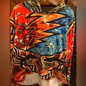 Grateful Dead crop hoodie